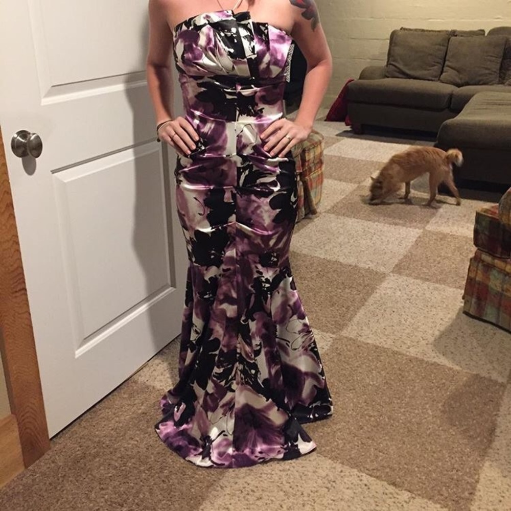 Floral prom dress